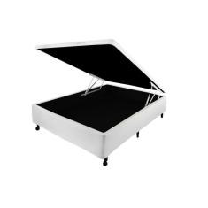 Cama Box Baú Castor Casal Corano Branco 138x188x35cm