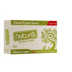 Sabonete Vegetal Natural Suavetex Com Extrato De Camomila, Verde, Únic