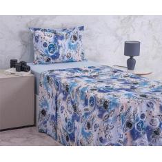 Lençol Malha Bella Enxovais Casal 4 Peças, Yuri