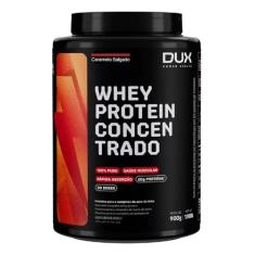 Whey Protein Concentrado Caramelo Salgado Pote 900g – Contribui para o Ganho Muscular Hipertrofia – Dux Human Health