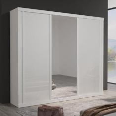 Guarda-Roupa Casal Theo Esp 100%MDF 3 Pts 6 Gav Bom Pastor, Branco