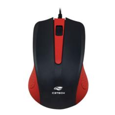Mouse Óptico Com Fio C3tech Ms-20 1000 Dpi Para escritório