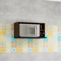 Armário para Micro-ondas Bartira Rubi com Nicho - 42,5x80,1x45cm
