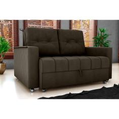 Sofá Cama Drika Masserati Marrom E405 - Matrix