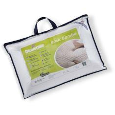Travesseiro 50X70 Latex Dunlopillo Basic Queen Capa De Bambu
