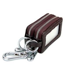Bolsa de couro para cartão de crédito, porta-cartão de crédito Manyip dobrável, bolso para moedas, carteira com proteção contra roubo RFID. Selecione material de proteção. Bolsa para chaves, bolsa
