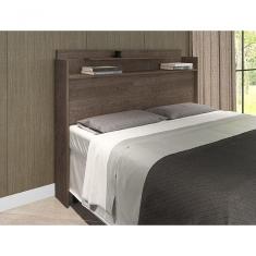 Cabeceira Box Casal Thayna Chocolate 1,38 - Framar Móveis