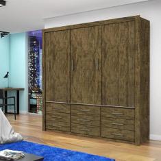 Guarda-Roupa Casal Anjos 3 Portas - Carioca Móveis
