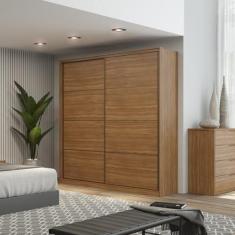 Guarda Roupa Casal 2 Portas 3 Gavetas Belga Demóbile Móveis, Amêndola/