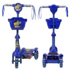 Patinete Infantil Masculino Personagem Kaboo Ajusta Altura - TOYS 2U