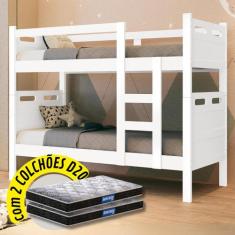 Beliche Barreto Vira Duas Camas com 2 Colchões Probel Guarda-Costas - 