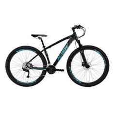 Bicicleta Aro 29 Ksw 24 Velocidades Freios a Disco com Suspensão, Pret