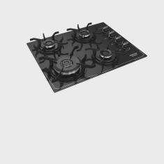 Cooktop Itatiaia 4 Bocas Tripla Chama Itamaster Preto