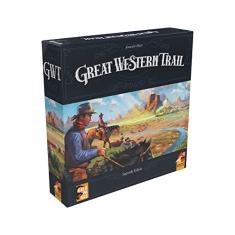 Galapagos Jogos Galápagos, Great Western Trail (2a Edição), Jogo de Tabuleiro para Amigos, 1 a 4 jogadores, 75-150 min, Multicolor