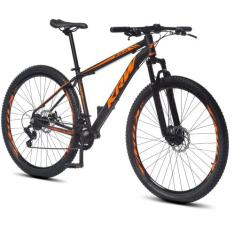 Bicicleta Aro 29 KRW Alumínio 24 Vel Freio a Disco X32, 17, Preto, Lar