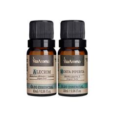 Kit Concentração 2 Óleos Essenciais Via Aroma 10ml