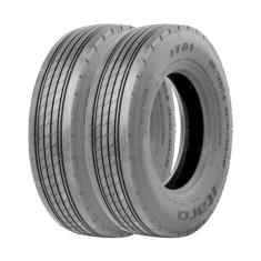 Jogo 2 Pneus Itaro Aro 17.5 IT01 215/75R17.5 135/133J  16 Lonas  - Direcional / Liso