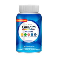 Centrum Homem Multivitamínico Adulto com Vitamina D e Vitamina B12, 150 Comprimidos