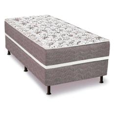 Cama Box Solteiro Conjugada Londres - Bello Box - Molas Ensacadas D33 57x88x188