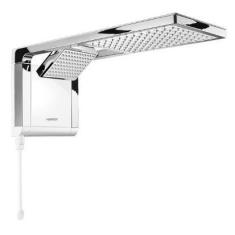 Chuveiro Acqua Duo Ultra Branco/Cromado 220v 7800 Lorenzetti, Branco e