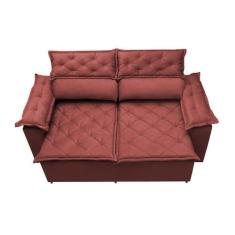 Sofá Retrátil e Reclinável Cama inBox Compact 1,50m Tecido Suede Velus