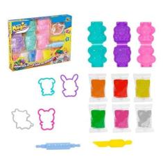 Massinha de Modelar Série Magic Molde Duplo Bichinhos - Kopeck