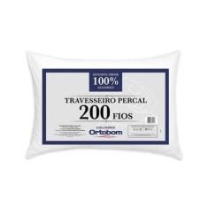 Travesseiro Ortobom Percal 200 Fios Sublime 20x50x70