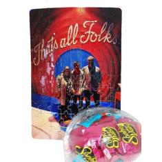 Kit lembrança de páscoa para empresas com quebra-cabeça 90 peças - Col