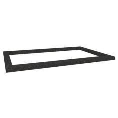 Tampo para Fogão 100% Mdf S417 Preto Brilho - Kappesberg, Preto, Moder