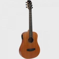 Violao aco Travel GTG-36S eq Walnut Satin Giannini