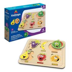 Quebra-cabeça Encaixe Frutas