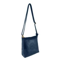 Bolsa Transversal TopGrife Estampa Mandala Couro-Feminino