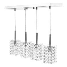 Lustre Para Sala Clearcast Quadruplo Cristal Legitimo!