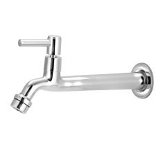 Torneira Tanque/jardim/cozinha Reta Parede Metal 22cm 1/4v