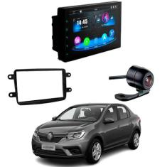 Central Multimídia CarPlay Mp5 2 Din Faaftech 7 Polegadas + Câmera de 