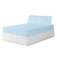 Jogo De Cama Kit Lençol Casal Padrão 3PÇS Hotel Cama Box - SEVEN ENXOV