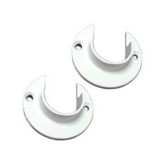 Suporte Flange Alumínio para Varão de Cortina 28mm 1 Par  Utilimark, I