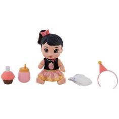 Boneca Baby Alive Festa de Aniversário Katie Kat - com Faixa Fralda e 