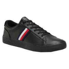 TENIS TOMMY HILFIGER DINO 24A THFM0FM03397-THBDS - PRETO 41-Masculino