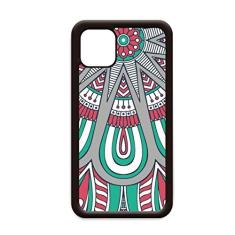 Capa com estampa de pétalas coloridas de tecido de repetição para iPhone 11 Pro Max para capa de celular da Apple