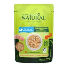 Ração Úmida Guabi Natural Frango. Cereias E Vegetais Para Cães Adultos - 100 G