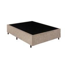 Base Box Viúva Santo Box Suede Bege 40x128x188