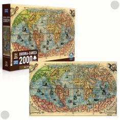 Quebra Cabeça Mapa Mundi 2000 Peças 003235 - Toyster
