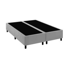 Base Cama Box Premium King Comum Cinza