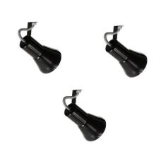 Kit 3 Spot Trilho Perfilado Eletro calha Par20 Bulbo OL3 - Hiperlight