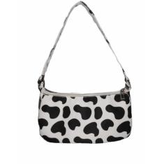 Bolsa Baguete Feminina Minimalista moda blogueiras de ombro vaca bolsa