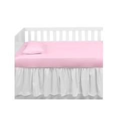 Lençol para Berço Americano Elástico toda Volta Cores - Beatriz Baby E
