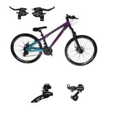 Bicicleta Vikingx Tuff 44 Aro 26 Cambio Shimano 24v Freeride Aluminio 