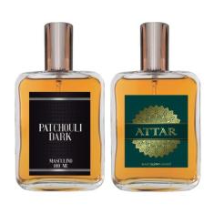 Kit Perfume Masculino - Patchouli Dark + Attar 100ml - Essência do Bra