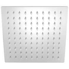 Chuveiro Ducha Slim Quadrado Metal Fria Art. Sem Braço 20X20